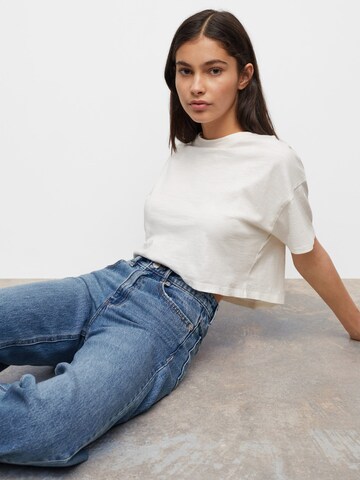 MANGO TEEN Wide Leg Jeans i blå