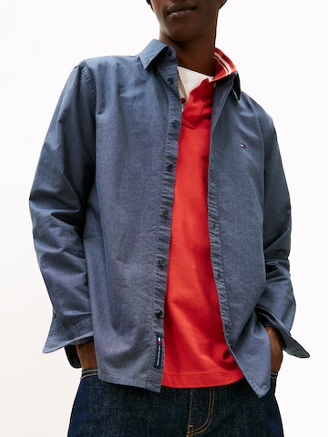 Tommy Jeans Regular Fit Hemd in Blau