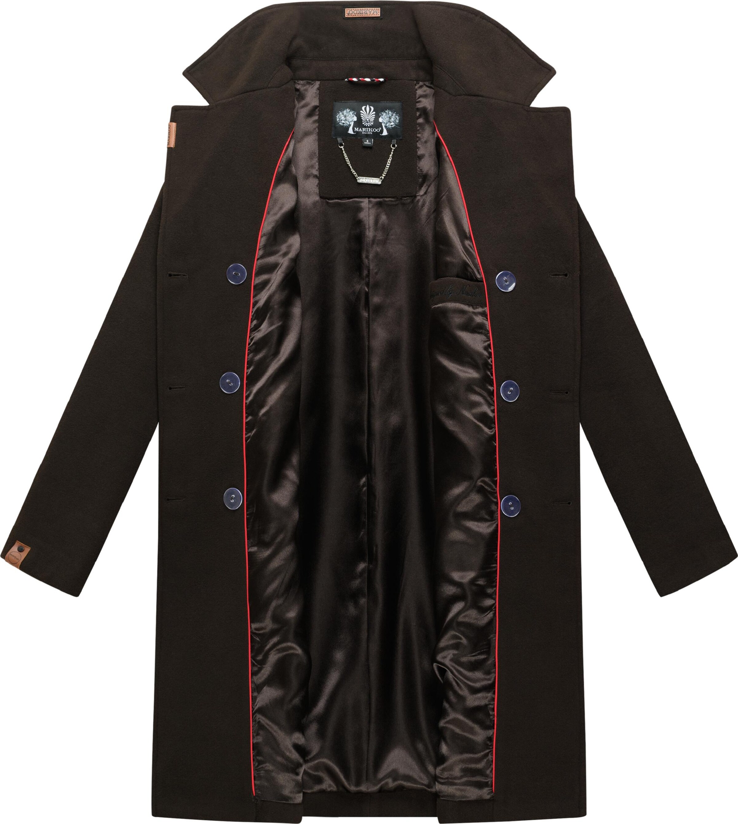 MARIKOO Between-seasons coat in Brown