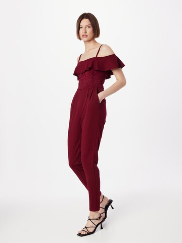 WAL G. Jumpsuit in Red: front