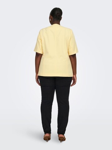 ONLY Carmakoma - Blazer 'CARLaminas' en amarillo