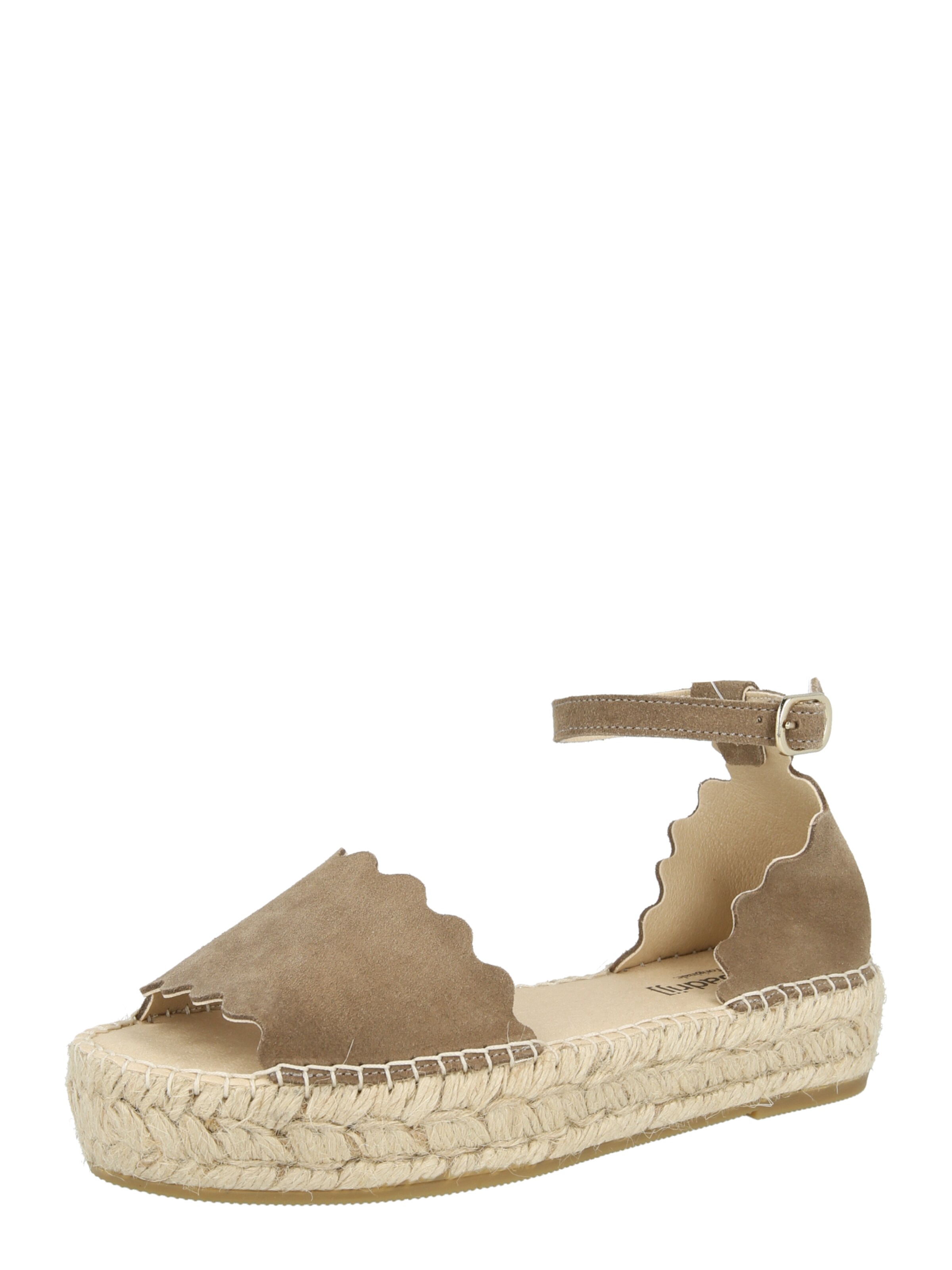espadrij l´originale Sandaal 'Lyon' in Bruin: voorkant