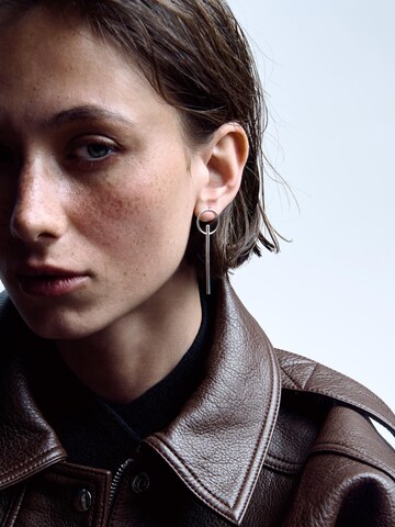 REYTEL Earrings 'LINEA' in Silver