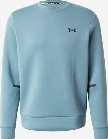 UNDER ARMOURSportska sweater majica 'Unstoppable' - plava boja: prednji dio