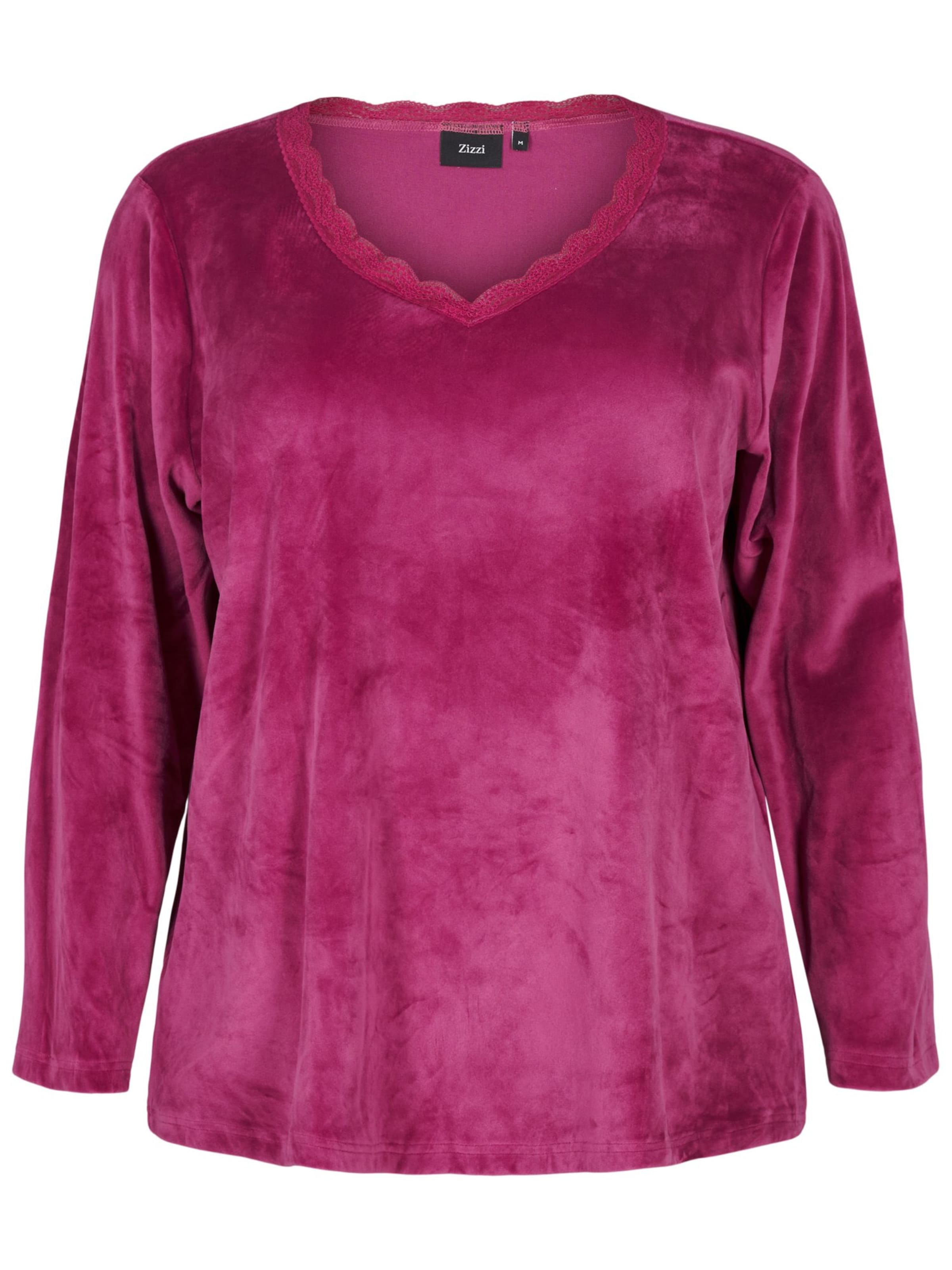 Zizzi - Camiseta para dormir en rosa: frente