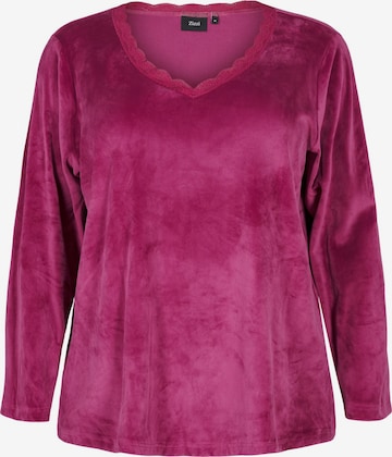 rožinė Zizzi Pižaminiai marškinėliai: priekis