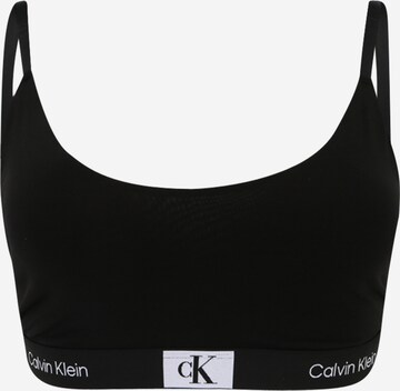 Calvin Klein Underwear Plus Сутиен в черно: отпред