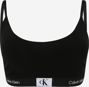 Calvin Klein Underwear Plus Rinnahoidja, värv must: eest vaates