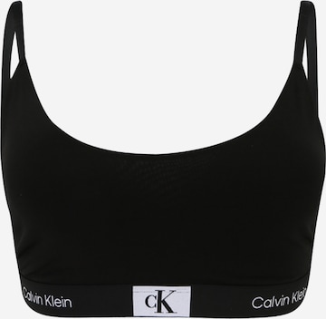 Calvin Klein Underwear Plus Õlapaelteta topp Rinnahoidja, värv must: eest vaates