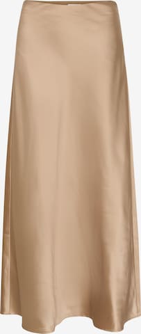 SOAKED IN LUXURY Skirt 'Anna' in Beige: front