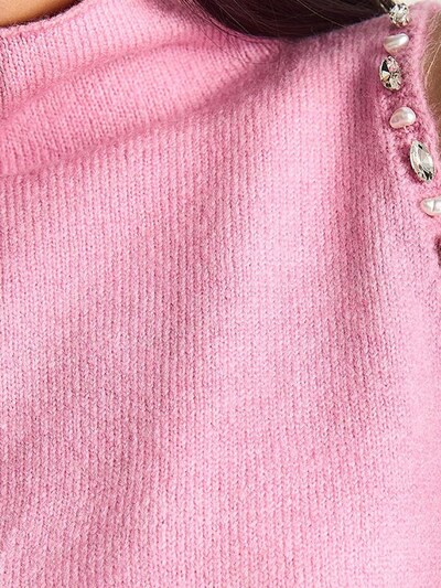 Bianco Lucci Stricktop in rosa, Produktansicht