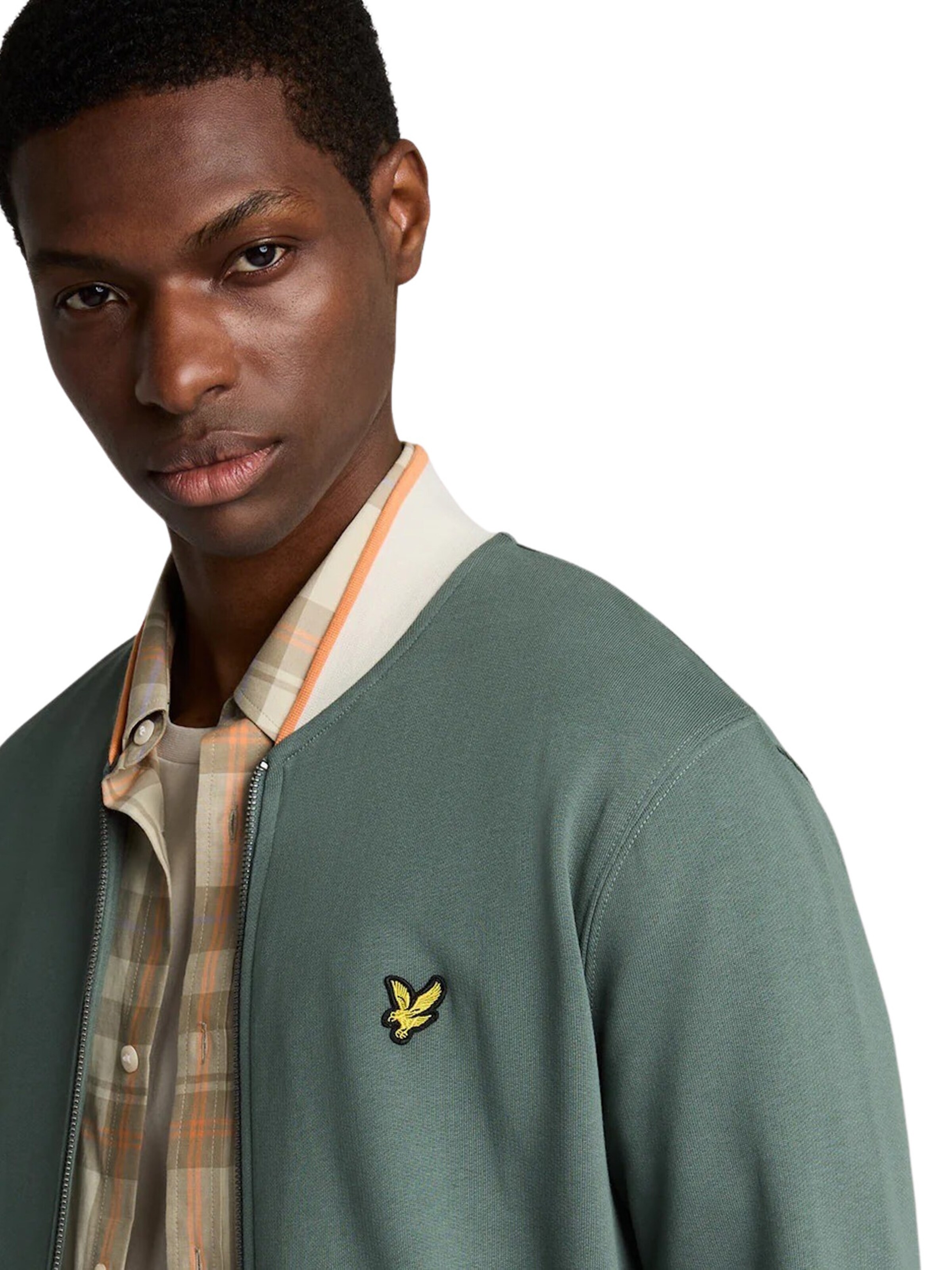 Lyle & Scott Sweatjacke in Grün