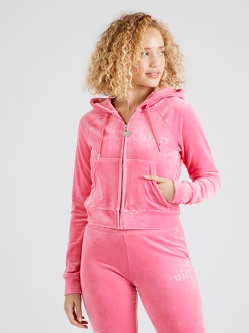 Veste de survêtement Juicy Couture en rose : devant