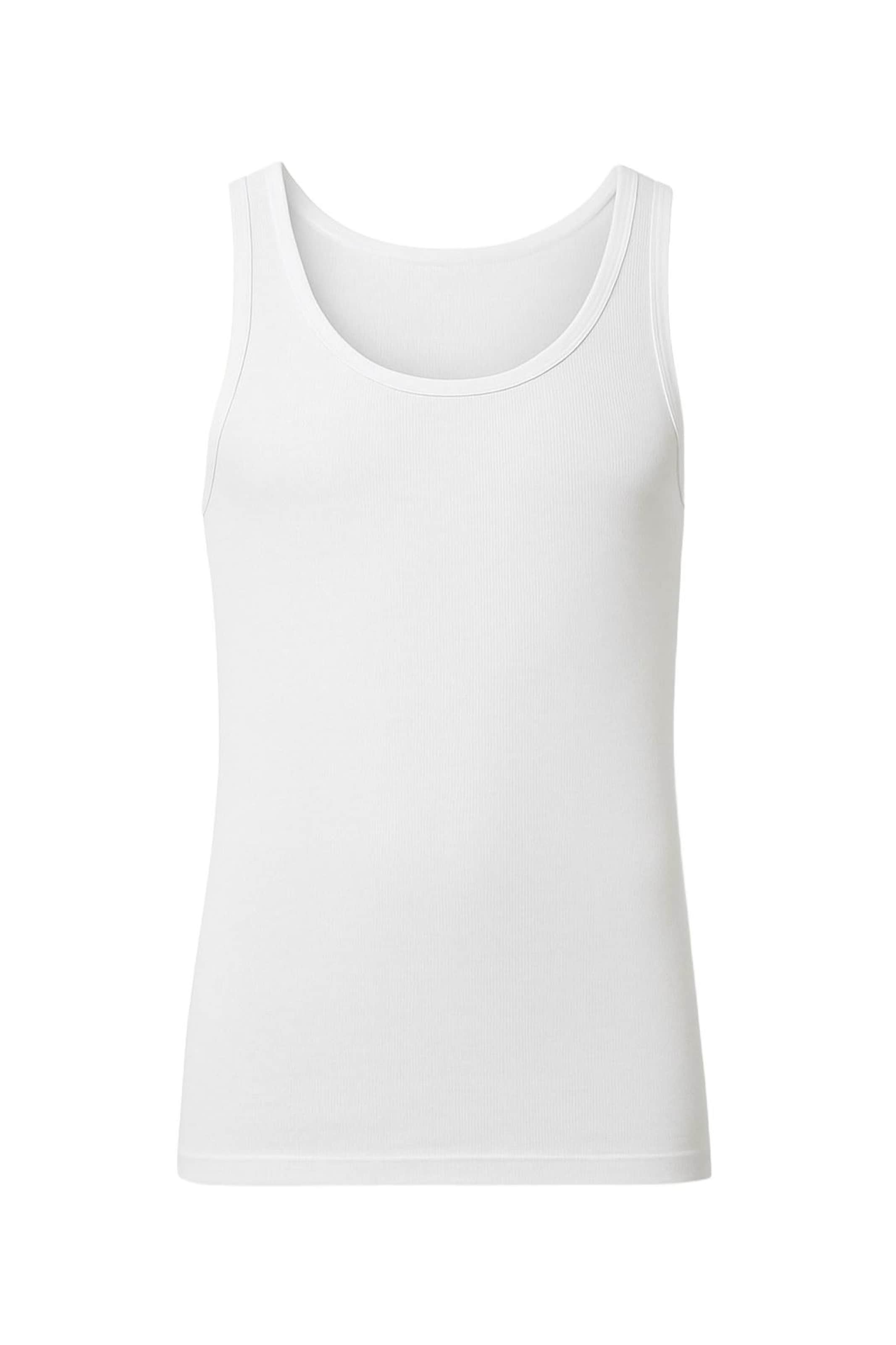 Blackspade Undershirt in White: front