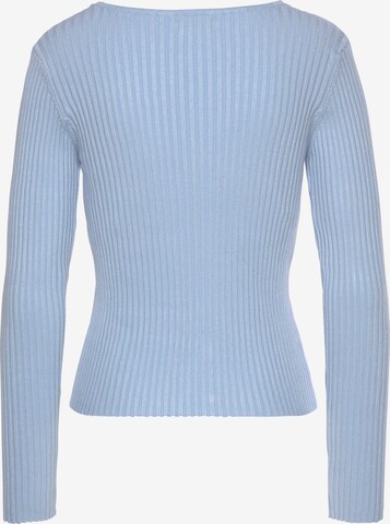 LASCANA Pullover in Blau