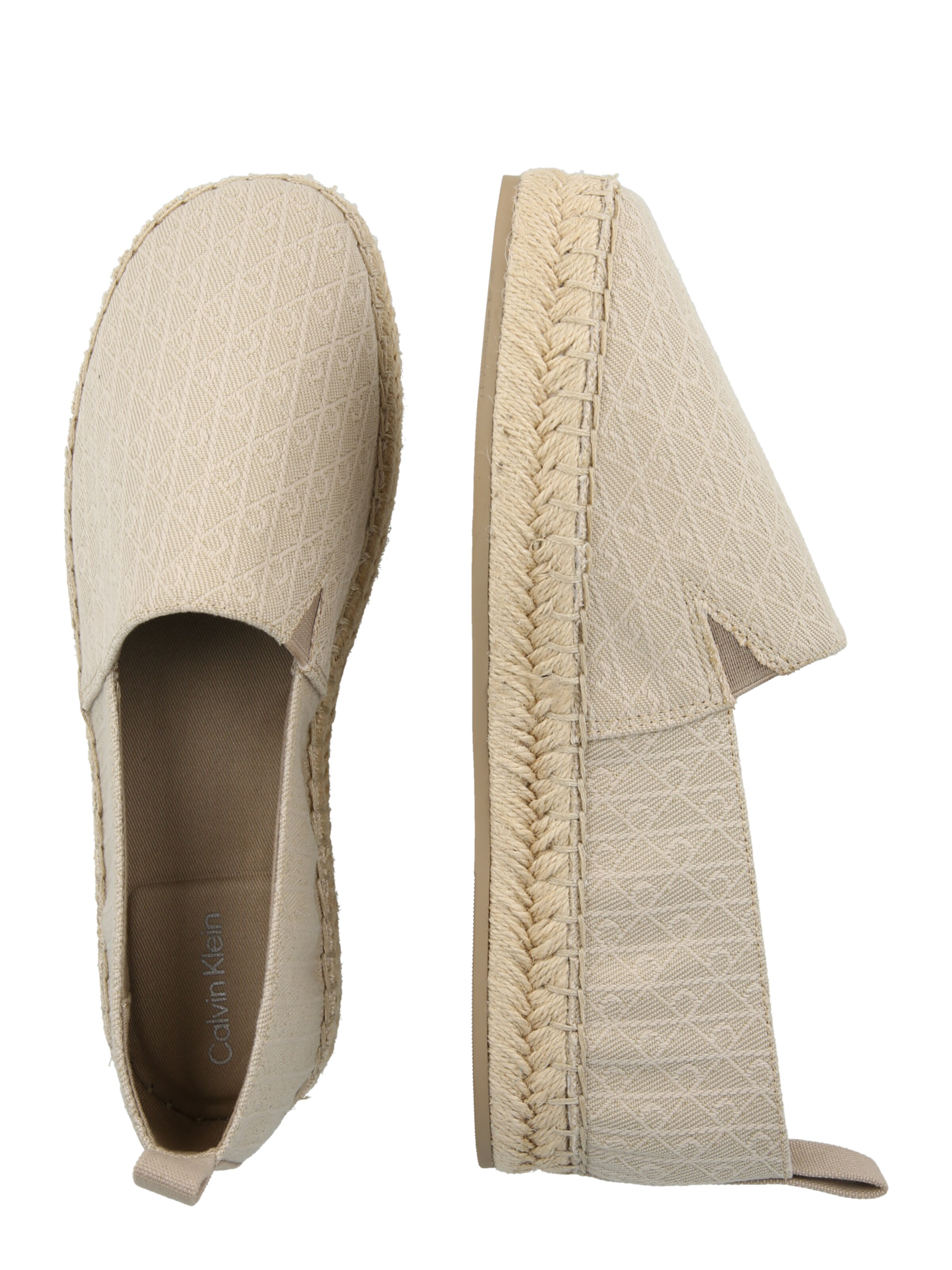 Calvin Klein Espadrilles 'Tessa' in Beige