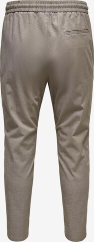 Tapered Pantaloni 'Linus' de la Only & Sons pe gri