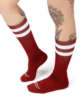American Socks Socken 'Crimson'‌‌‌‌ in Rot