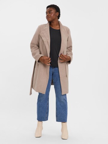 Vero Moda Curve Between-Seasons Coat in Beige