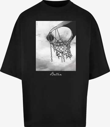 Mister Tee Shirt 'Ballin 2.0' in Zwart: voorkant