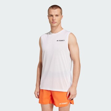 T-Shirt fonctionnel 'Xperior' ADIDAS TERREX en blanc : devant