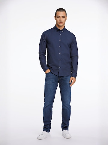 Regular fit Camicia di Lindbergh in blu