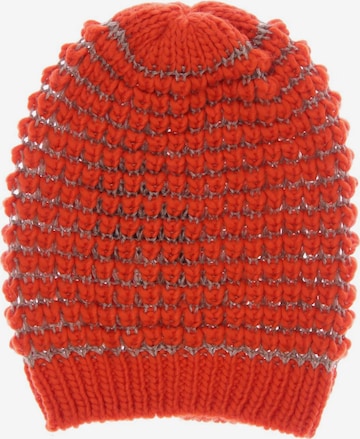 COMMA Hat & Cap in One size in Orange: front