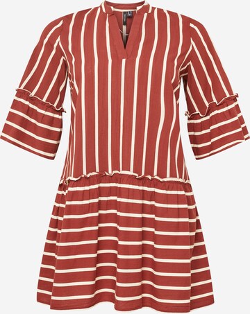 Vero Moda Curve Kleid in Braun: predná strana