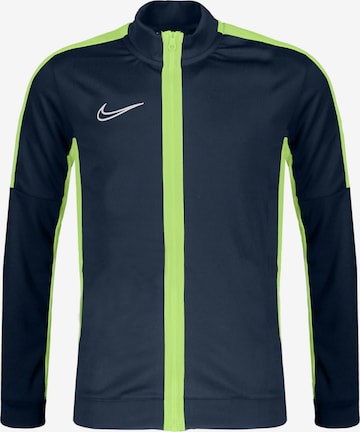 NIKE Sports sweat jacket 'Academy 23' in Blue: front