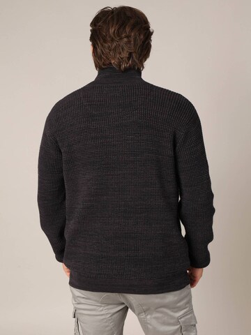 Pull-over 'HENLEY' Deeluxe en noir