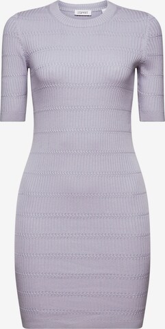 ESPRIT Knitted dress in Blue: front