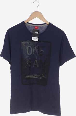 s.Oliver Shirt in L in Blue: front