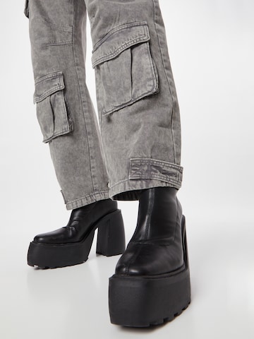 WEEKDAY Wide Leg Jeans 'Shilou' in Grau
