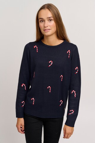 Oxmo Pullover 'Christel' in Blau: Vorderseite