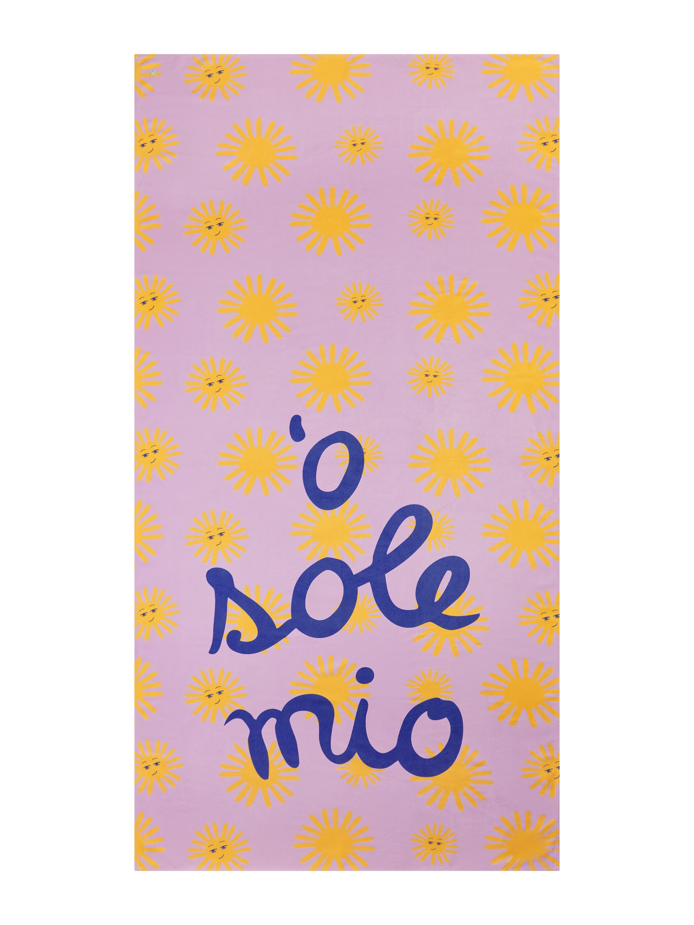 CODELLO Strandlaken 'o sole mio' in Lila: voorkant