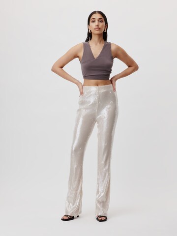 LeGer by Lena Gercke Flared Broek 'Juliane' in Beige