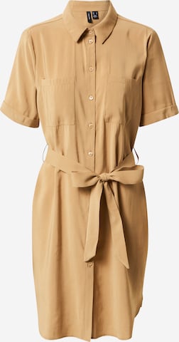 VERO MODA Shirt dress 'VEDA' in Beige: front