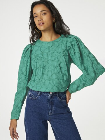 Fabienne Chapot Blouse 'Mya' in Green: front