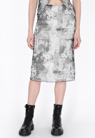 Jupe myMo ROCKS en gris : devant