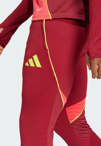 ADIDAS PERFORMANCE Slimfit Sporthose 'Tiro 25 Competition' in Rot