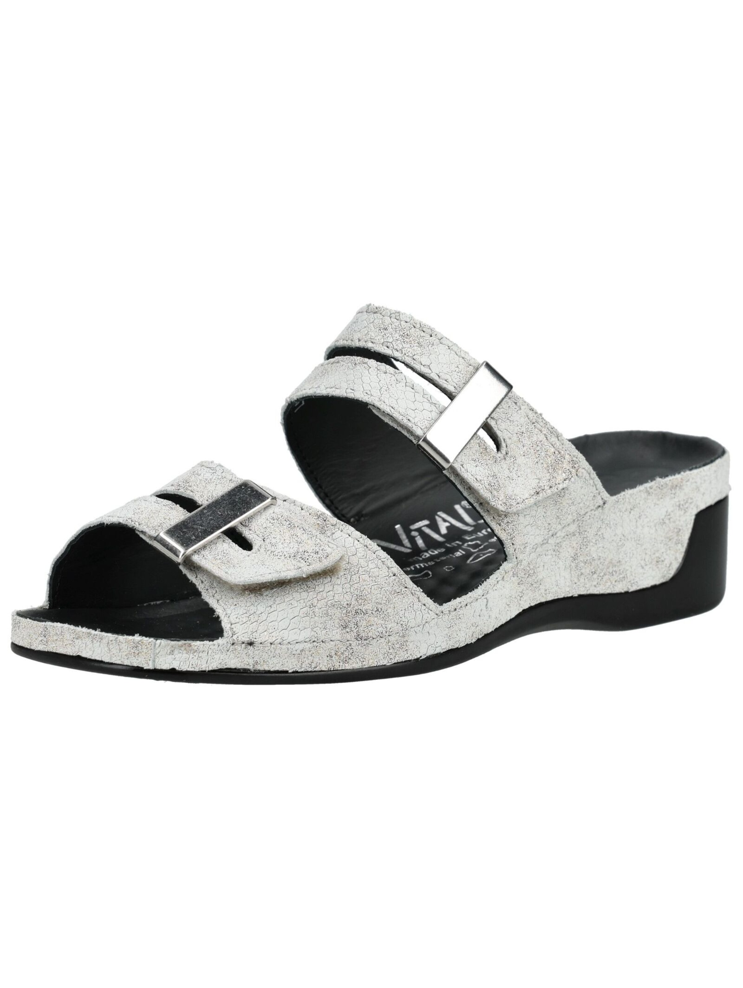 vital Pantolette in Grau: Vorderseite