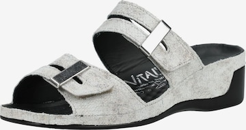 vital Mules in Grey: front