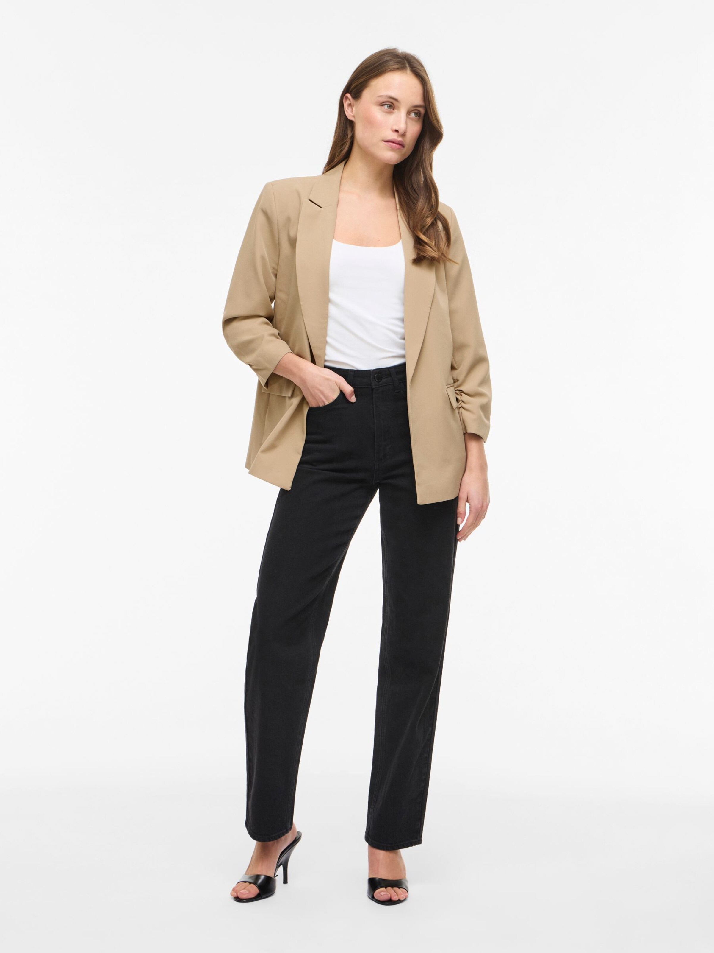 VILA - Blazer 'VIJUNE' en marrón