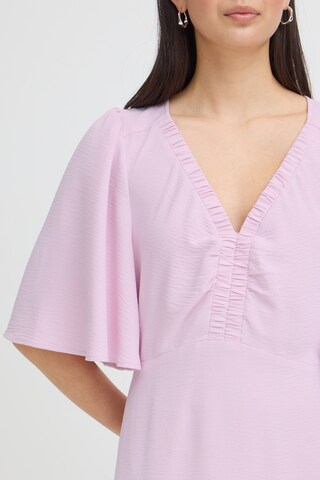 ICHI Jurk 'IHZabby' in Roze