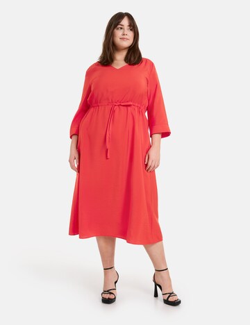 SAMOON Sukienka w kolorze czerwony