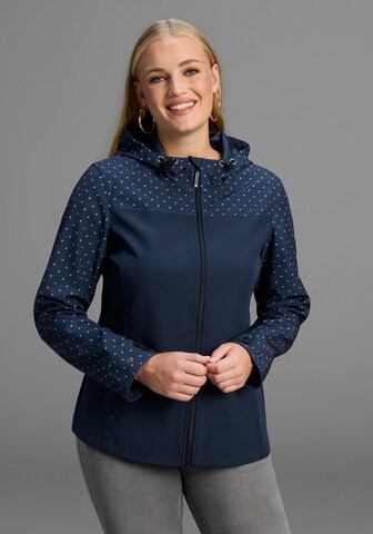 POLARINO Between-Season Jacket in Blue: front