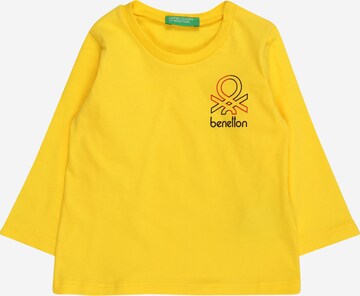 UNITED COLORS OF BENETTON Tričko – žlutá: přední strana