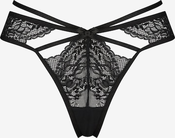 Hunkemöller String 'Wera' in Schwarz: Vorderseite