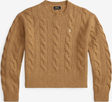 Polo Ralph Lauren Пуловер в кафяво: отпред