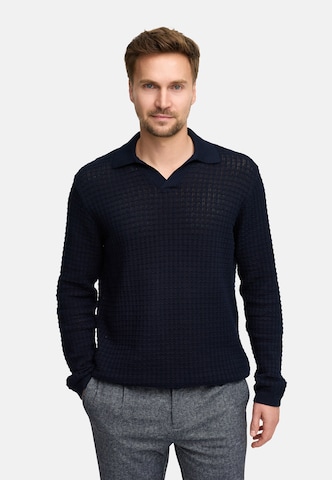 JEFF Sweater 'JFLane' in Blue: front